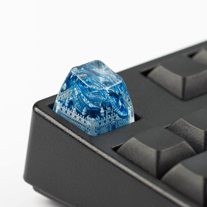 YMDK Dinosaur Resin Personalized Keycaps 1u R4 Novel Cool Key Caps for MX Mechanical Keyboards