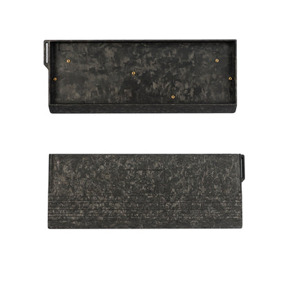CNC Pure Carbon Fiber Black Unibody Durable Sturdy Case for 60% Wooting60/GH60 Custom Magnetic Keyboards