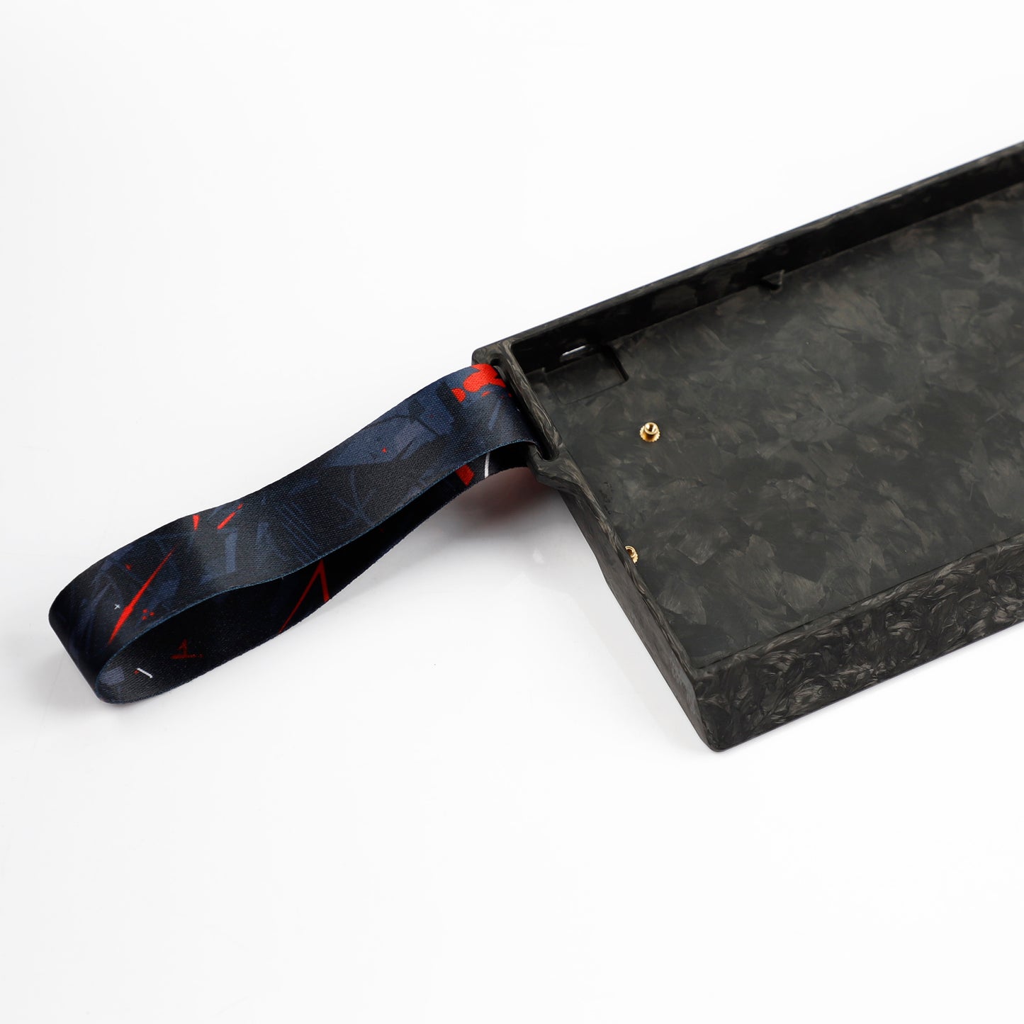 CNC Pure Carbon Fiber Black Unibody Durable Sturdy Case for 60% Wooting60/GH60 Custom Magnetic Keyboards