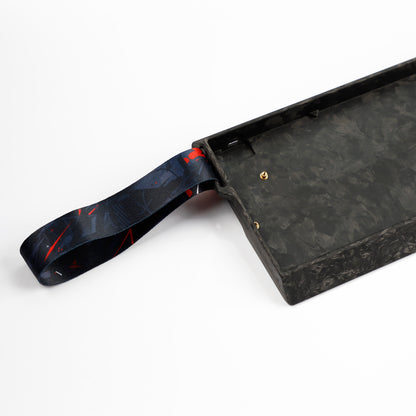 CNC Pure Carbon Fiber Black Unibody Durable Sturdy Case for 60% Wooting60/GH60 Custom Magnetic Keyboards