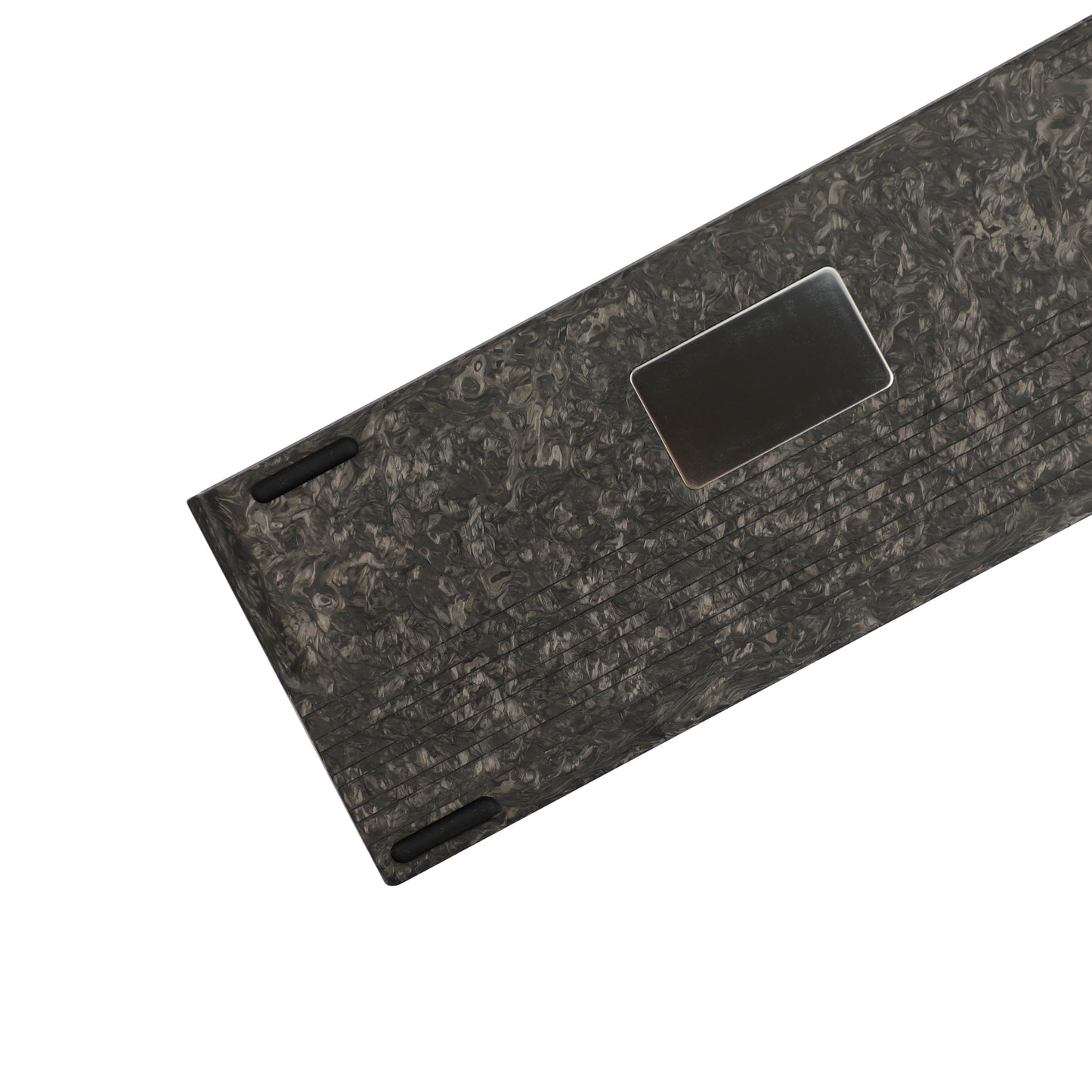 CNC Pure Carbon Fiber Black Unibody Durable Sturdy Case for 60% Wooting60/GH60 Custom Magnetic Keyboards