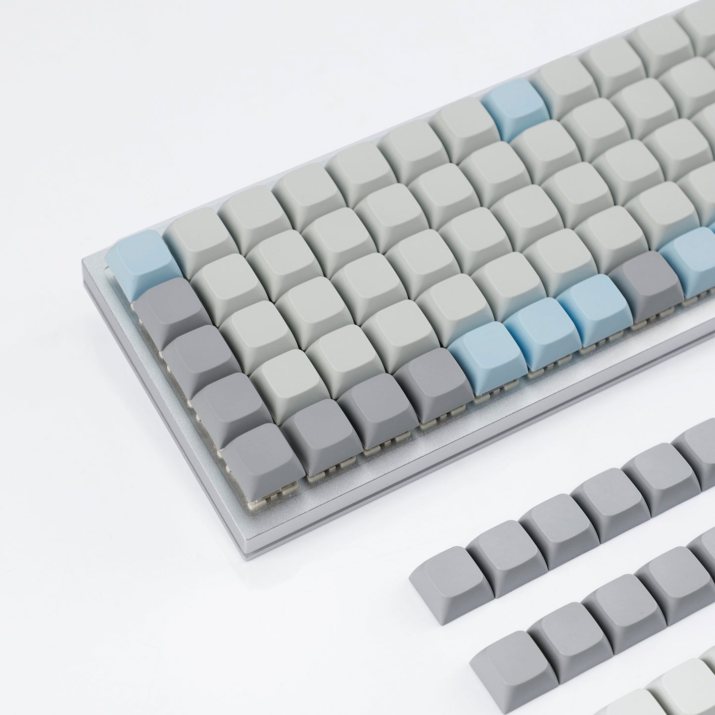 YMDK XDA DSA Blank Colorful PBT Customized Keycaps for Ortholinear Layout MX Keyboard XD75 ID75  Split 36 Corne Split 46 Planck Preonic Niu40