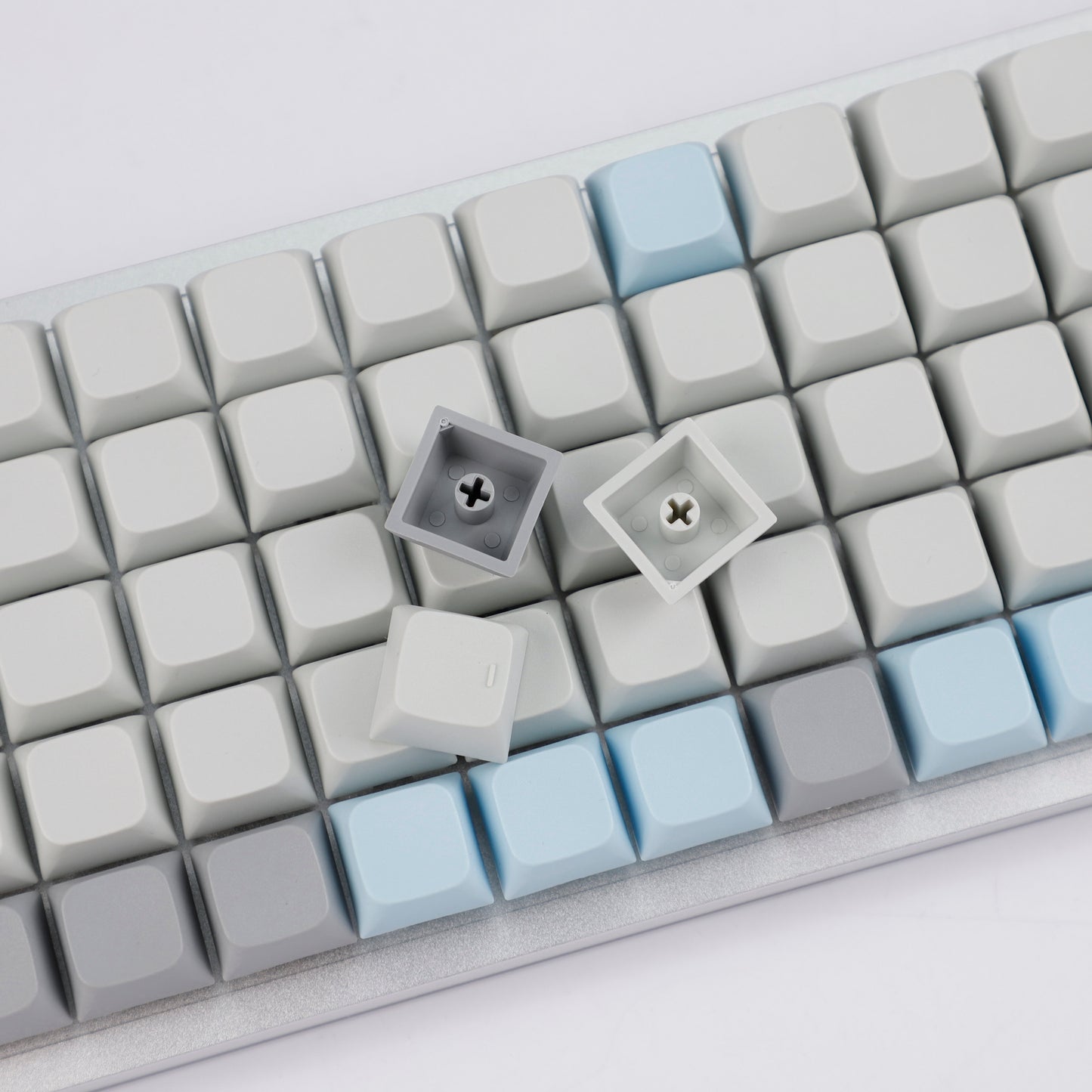 YMDK XDA DSA Blank Colorful PBT Customized Keycaps for Ortholinear Layout MX Keyboard XD75 ID75  Split 36 Corne Split 46 Planck Preonic Niu40