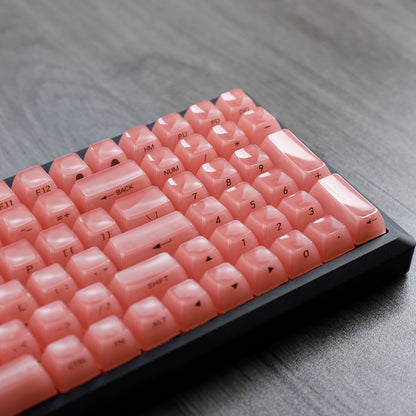 YMDK 119 Keys Jellyfish Keycaps Side Print Shine Through MDA Profile PC Material Custom Keycap for MX Mechanical Keyboards