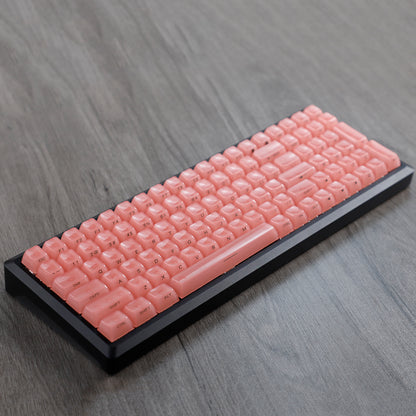 YMDK 119 Keys Jellyfish Keycaps Side Print Shine Through MDA Profile PC Material Custom Keycap for MX Mechanical Keyboards