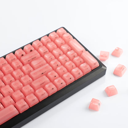 YMDK 119 Keys Jellyfish Keycaps Side Print Shine Through MDA Profile PC Material Custom Keycap for MX Mechanical Keyboards