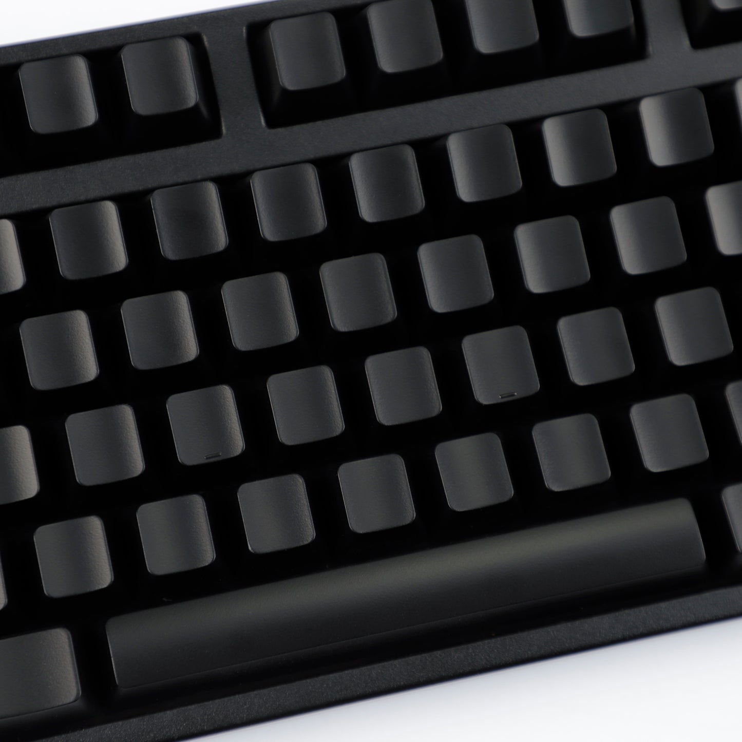 YMDK 108 Keys Black White Blank ABS Spray-painted OEM XDA Profile Keycaps for MX Mechanical Keyboards DIY Laser Engraving