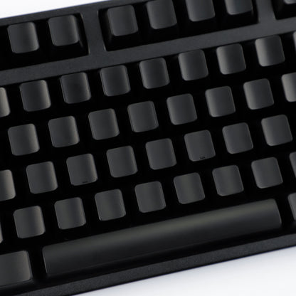 YMDK 108 Keys Black White Blank ABS Spray-painted OEM XDA Profile Keycaps for MX Mechanical Keyboards DIY Laser Engraving
