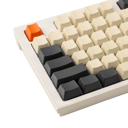 YMDK 132 keys Carbon Theme OEM ProfileThick PBT ANSI ISO Blank Keycaps