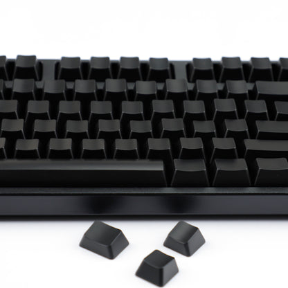 YMDK 108 Keys Black White Blank ABS Spray-painted OEM XDA Profile Keycaps for MX Mechanical Keyboards DIY Laser Engraving