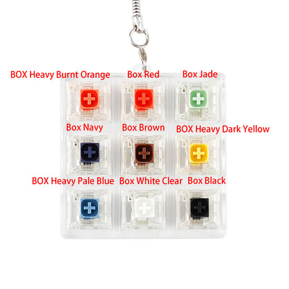 9 Keys Switches Tester(Cherry Gateron Green Clear White Gray Clear Zealio Purple Kailh Box Navy Jade  Switches)