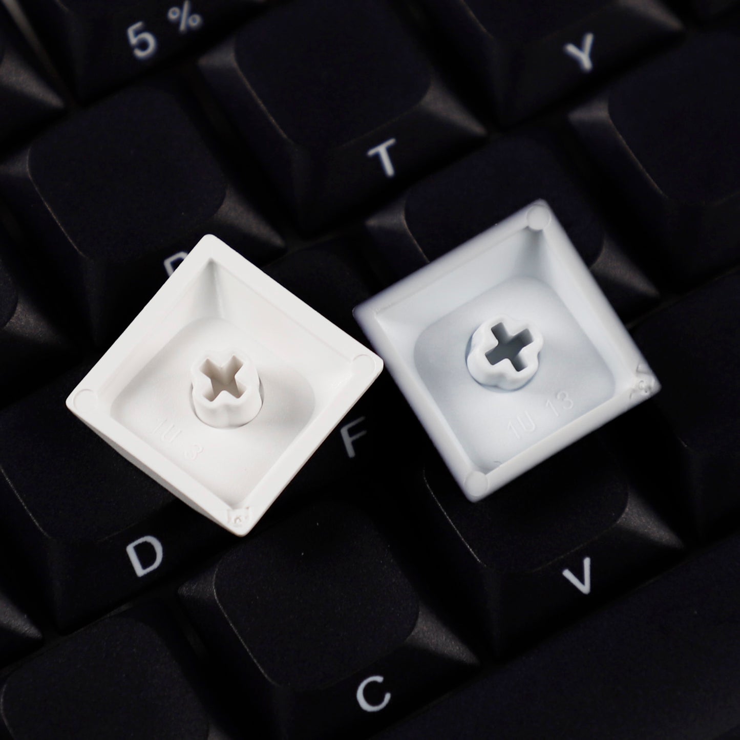 YMDK Ultra-slim Low profile keycap Side Print MX Series PBT Keycap for 61/64/75/87/96 ultra-slim keyboard