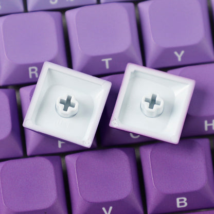 YMDK Ultra-slim Low profile keycap Side Print MX Series PBT Keycap for 61/64/75/87/96 ultra-slim keyboard