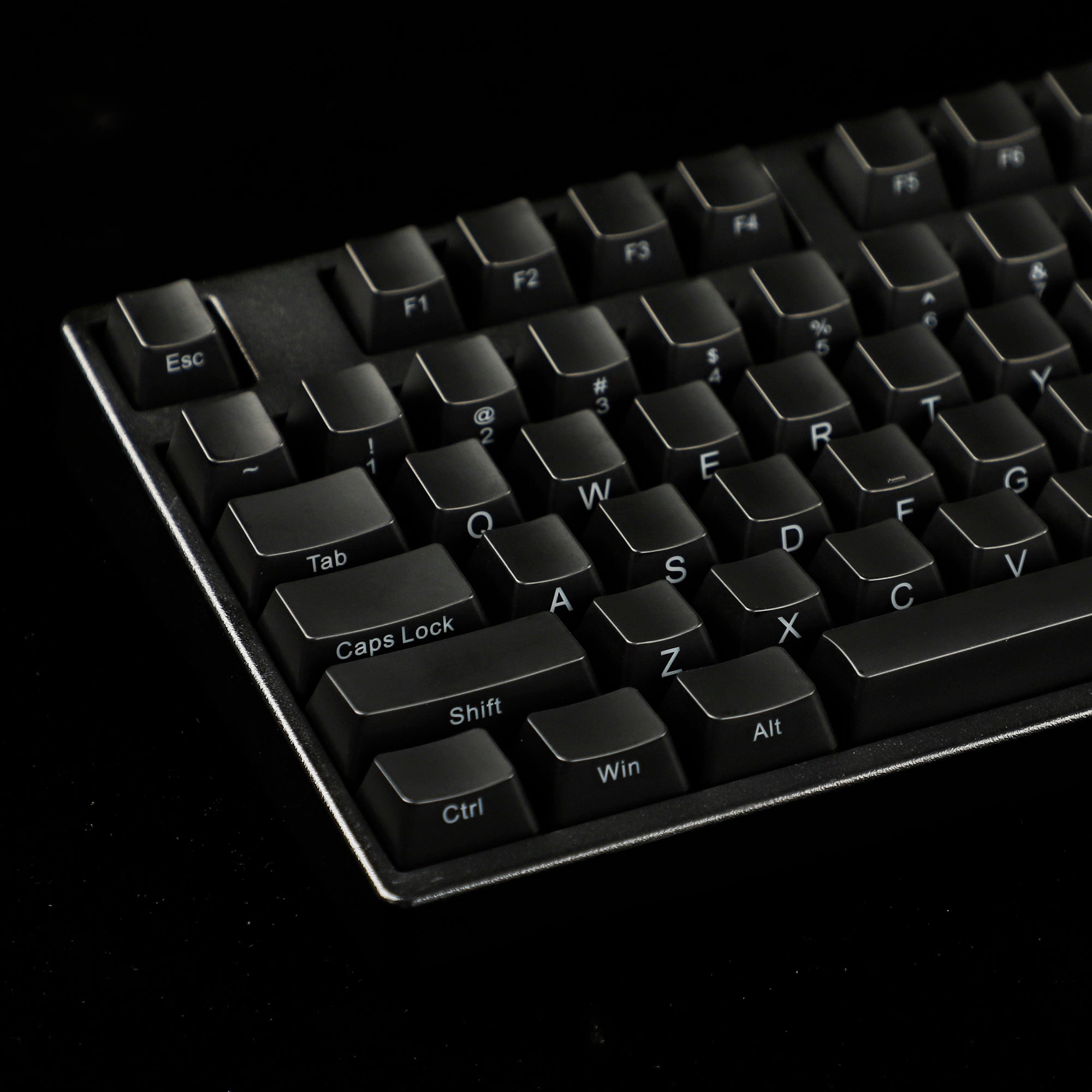 YMDK Black Side-lit 108 Keycaps(ABS OEM Profile1.5mm Thickness/108 TKL