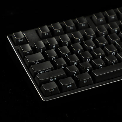 YMDK Black Side-lit 108 Keycaps(ABS OEM Profile1.5mm Thickness/108 TKL 61 Using)