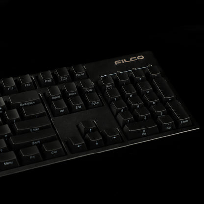 YMDK Black Side-lit 108 Keycaps(ABS OEM Profile1.5mm Thickness/108 TKL 61 Using)