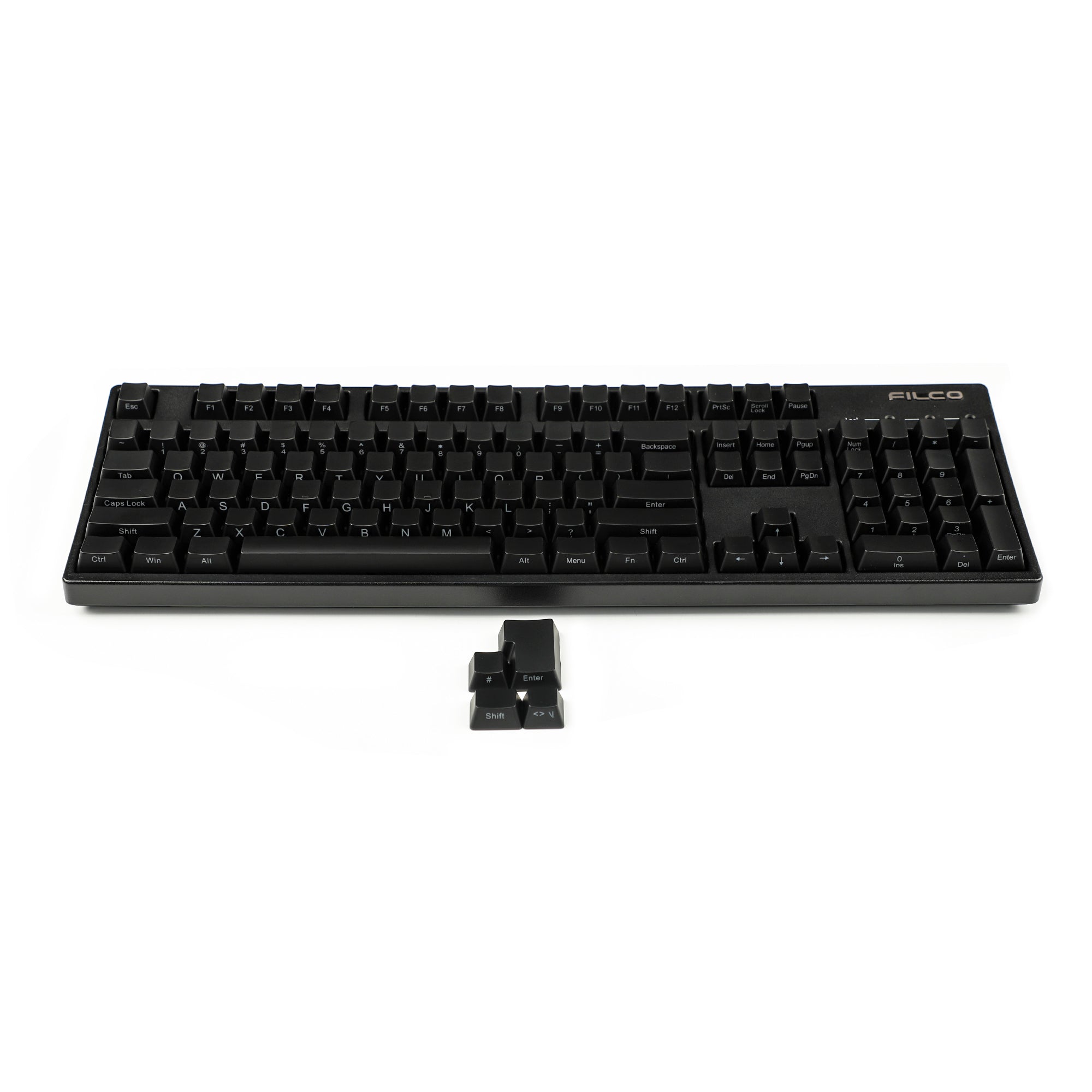 YMDK Black Side-lit 108 Keycaps(ABS OEM Profile1.5mm Thickness/108 TKL