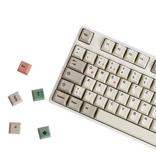 YMDK 161 Keys 9009 English Korean German QWERTZ Cherry Profile Dye Sub Top Print PBT Keycap for 61/68/87/98/104/108 Layout MX Mechanical Keyboard