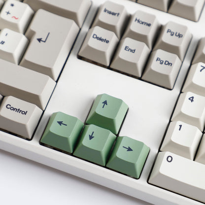 YMDK 161 Keys 9009 English Korean German QWERTZ Cherry Profile Dye Sub Top Print PBT Keycap for 61/68/87/98/104/108 Layout MX Mechanical Keyboard