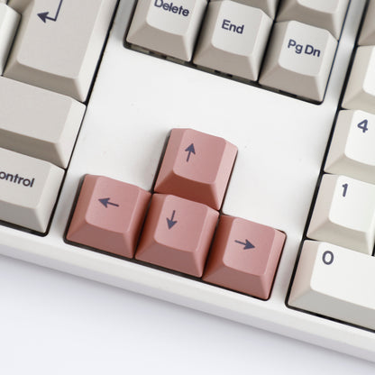 YMDK 161 Keys 9009 English Korean German QWERTZ Cherry Profile Dye Sub Top Print PBT Keycap for 61/68/87/98/104/108 Layout MX Mechanical Keyboard