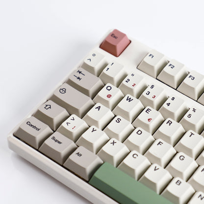 YMDK 161 Keys 9009 English Korean German QWERTZ Cherry Profile Dye Sub Top Print PBT Keycap for 61/68/87/98/104/108 Layout MX Mechanical Keyboard