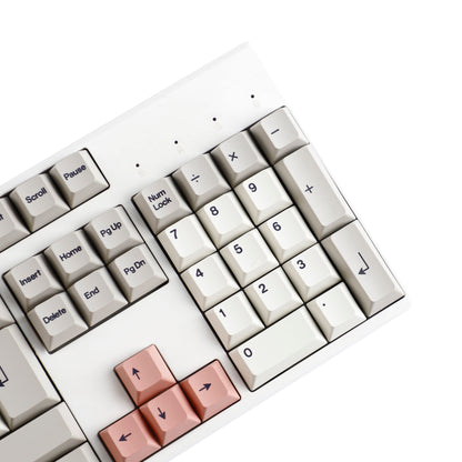 YMDK 161 Keys 9009 English Korean German QWERTZ Cherry Profile Dye Sub Top Print PBT Keycap for 61/68/87/98/104/108 Layout MX Mechanical Keyboard