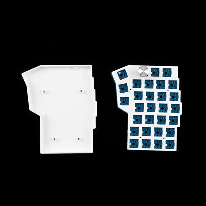 BORNE Knobs Corne4×6 Layout 58 Keys Ergonomic Wired Hot-swap Split MX Mechanical Keyboard South RGB QMK VIAL Programmable