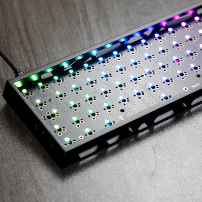 YMDK 60% Hollow60 Aluminum Case(Poker2 Pok3r Faceu60 YD60MQ GK61 GK64 DK64 YMD62 Supported)