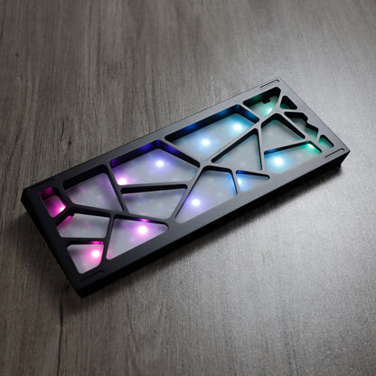 YMDK 60% Hollow60 Aluminum Case(Poker2 Pok3r Faceu60 YD60MQ GK61 GK64 DK64 YMD62 Supported)