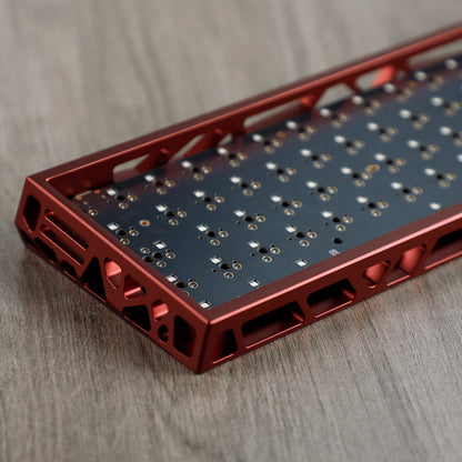 YMDK 60% Hollow60 Aluminum Case(Poker2 Pok3r Faceu60 YD60MQ GK61 GK64 DK64 YMD62 Supported)