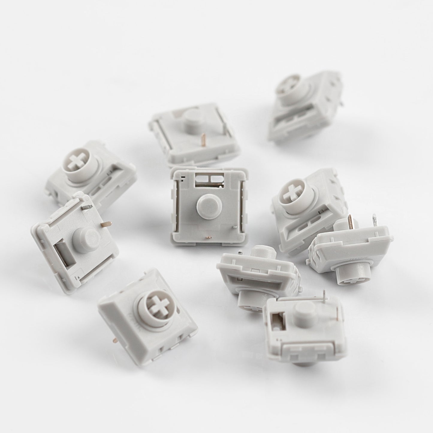 Kailh Low Profile 3 Pin 1353 Switches Wind and Rain Series All POM Mechanical Keyboard White Rain Black Cloud Hide Mountain