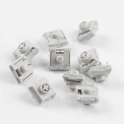 Kailh Low Profile 3 Pin 1353 Switches Wind and Rain Series All POM Mechanical Keyboard White Rain Black Cloud Hide Mountain