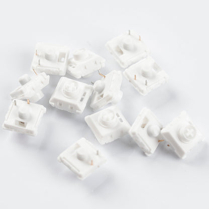 Kailh Low Profile 3 Pin 1353 Switches Wind and Rain Series All POM Mechanical Keyboard White Rain Black Cloud Hide Mountain