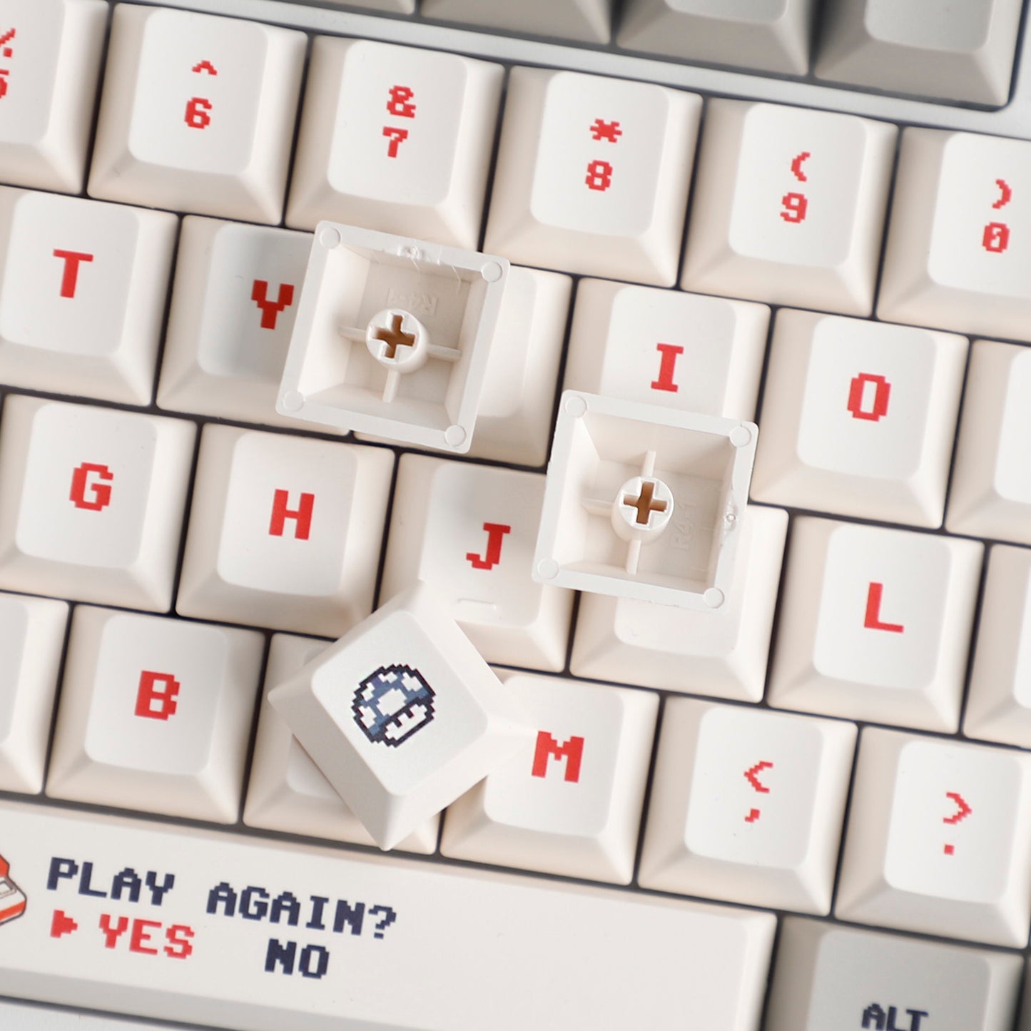 153 Gameboy Retro Keycaps(Dye Sub Cherry Profile/TKL GK61 96 GMMK Using)