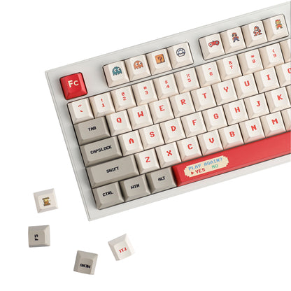 153 Gameboy Retro Keycaps(Dye Sub Cherry Profile/TKL GK61 96 GMMK Using)