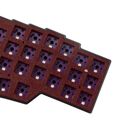YMDK Split Keyboard Corne V4.1 46 Keys Ergonomic Hotswappable 40% Layout 3D Print case RGB QMK Vial All Key Programmable Mini Independent Gaming Keyboard Kit