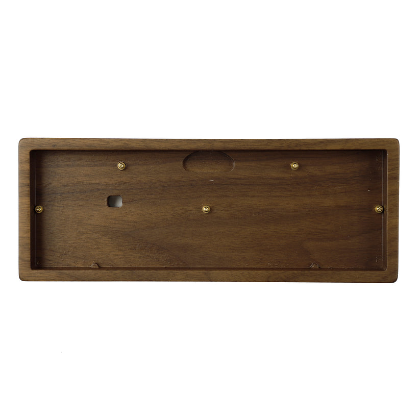 YMD40 V2 Mini Cute Air40 Walnut Wood Case DIY Mechanical Keyboard（Supp YMDK