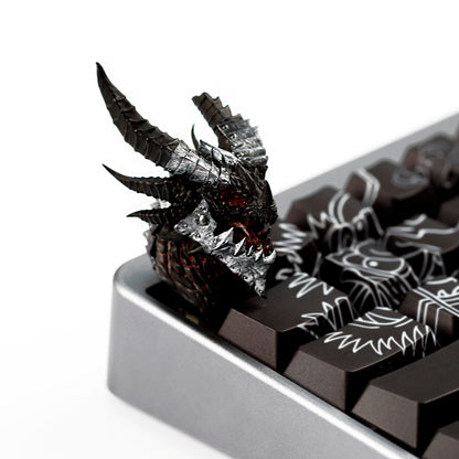YMDK World of Warcraft Theme Personalized Keycaps Illuminated Keycap Deathwing Lich King Custom Key Caps for MX Mechanical Keyboards