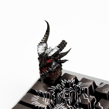 YMDK World of Warcraft Theme Personalized Keycaps Illuminated Keycap Deathwing Lich King Custom Key Caps for MX Mechanical Keyboards