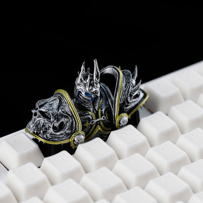 YMDK World of Warcraft Theme Personalized Keycaps Illuminated Keycap Deathwing Lich King Custom Key Caps for MX Mechanical Keyboards