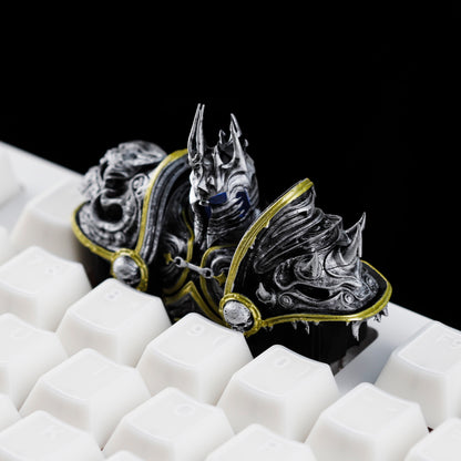 YMDK World of Warcraft Theme Personalized Keycaps Illuminated Keycap Deathwing Lich King Custom Key Caps for MX Mechanical Keyboards