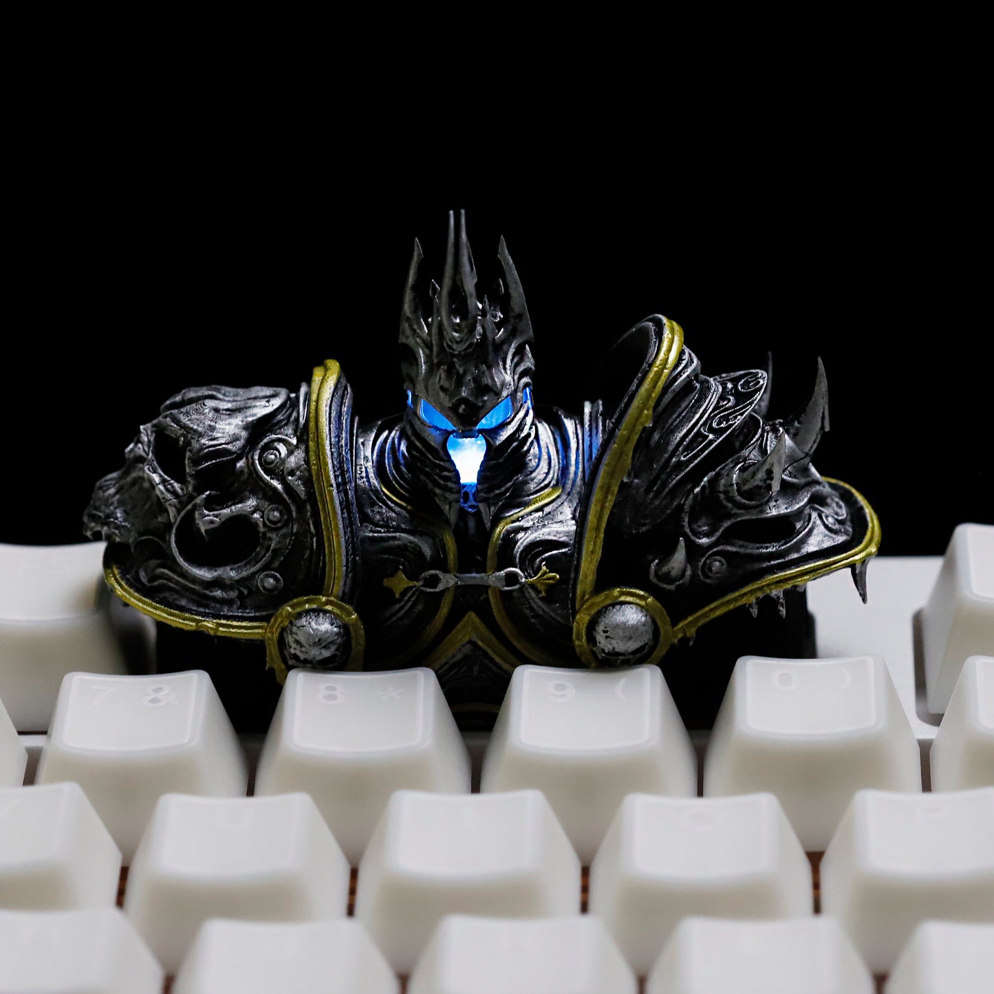 YMDK World of Warcraft Theme Personalized Keycaps Illuminated Keycap Deathwing Lich King Custom Key Caps for MX Mechanical Keyboards