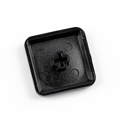 YMDK Square Round 1u Low Profile Blank Black White Keycaps PBT Material DIY for Kailh Choc 1350/1353 Switch Mechanical Keyboard