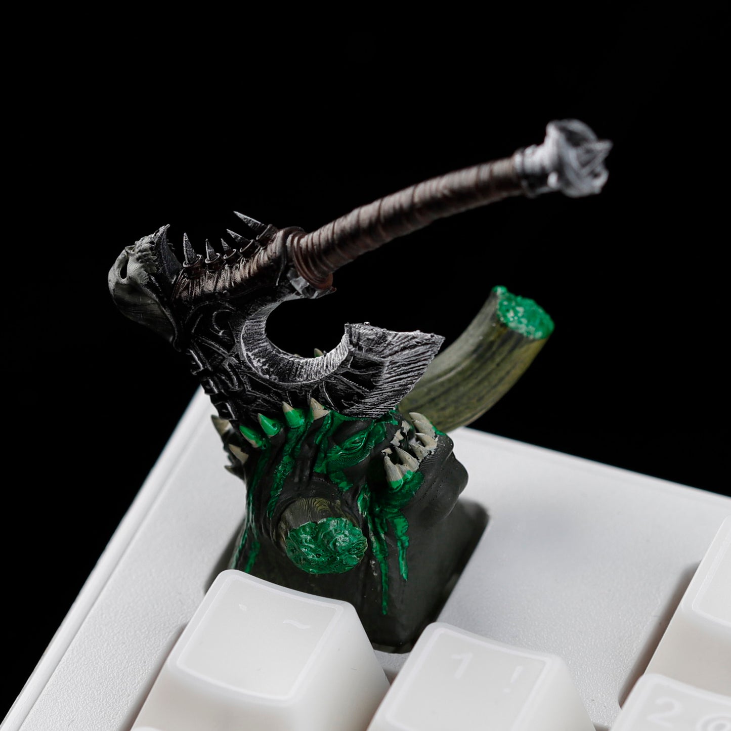 YMDK World of Warcraft Theme Personalized Keycaps With Magnetic Warblade And Egg Knife Designs Custom Key Caps for MX Mechanical Keyboards