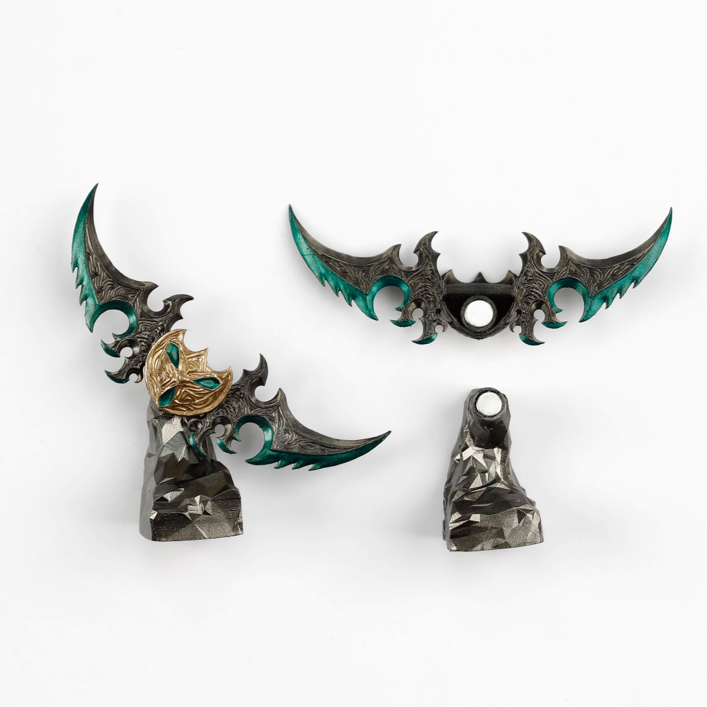 YMDK World of Warcraft Theme Personalized Keycaps With Magnetic Warblade And Egg Knife Designs Custom Key Caps for MX Mechanical Keyboards