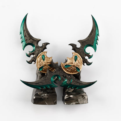 YMDK World of Warcraft Theme Personalized Keycaps With Magnetic Warblade And Egg Knife Designs Custom Key Caps for MX Mechanical Keyboards