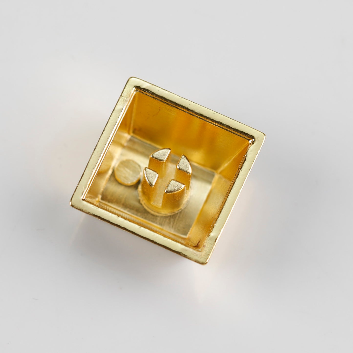 YMDK Gold Zinc Alloy Electroplated Keycaps Personalized Custom Cherry R4 Keycaps for MX Mechanical Keyboards Arrow Keys