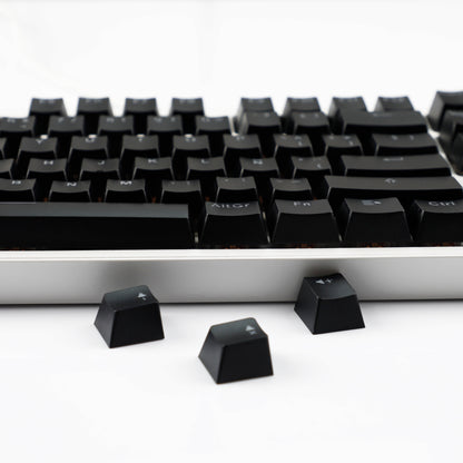 YMDK Minimalist Solid Color Backlit Spain Full Set 132 Key Double Shot OEM Profile for 68/75/87/98/104/108 MX Mechanical Keyboard