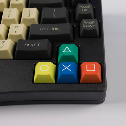 YMDK Gameboy Theme Keycap Cherry Profile Arrow Keys PBT Dye Sublimation Key Cap Keycaps Up and Down Left and Right for MX Mechanical Keyboard