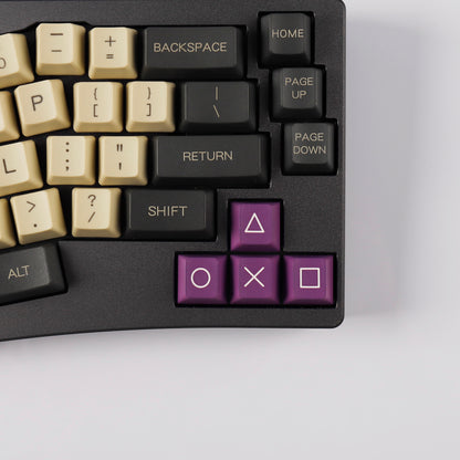 YMDK Gameboy Theme Keycap Cherry Profile Arrow Keys PBT Dye Sublimation Key Cap Keycaps Up and Down Left and Right for MX Mechanical Keyboard